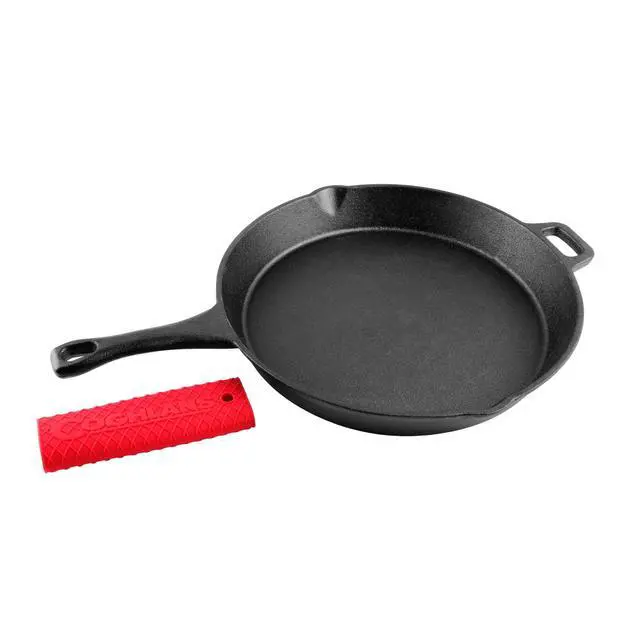 Alt view image 2 of 3 - Silicone Handle Grip - Heat-Resistant, Non-Slip Cover for Skillet and Pots' Handles, Protects Hands from Hot Cookware, Durable and Easy to Clean for Safe Cooking