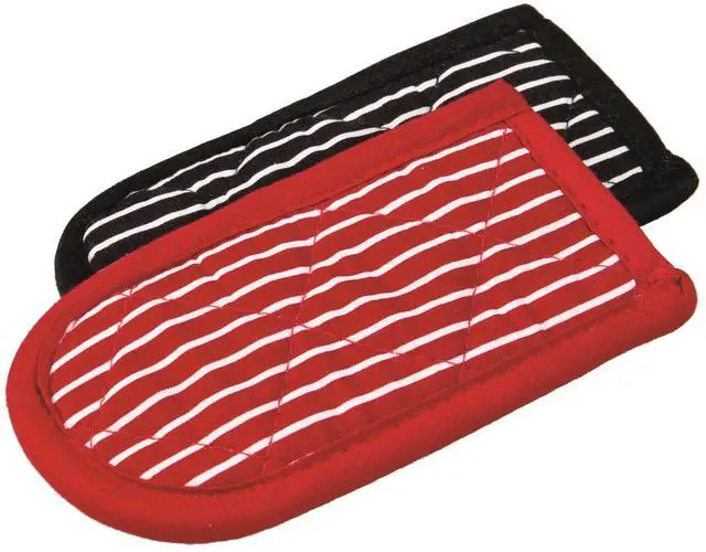 Main image of Striped Hot Handle Holders/Mitts, Set of 2