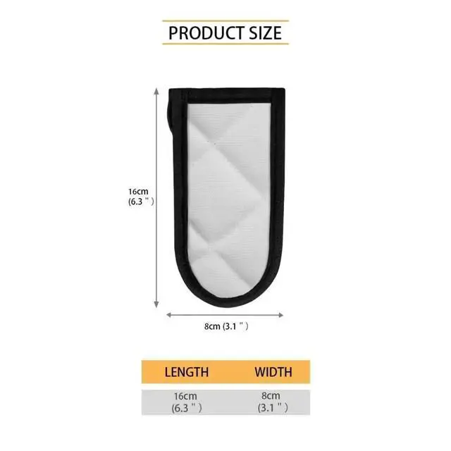 Alt view image 7 of 7 - Green Leaf Hot Handle Covers Set of 2,Pot Sleeve Heat Resistant Cast Iron Skillets Holders for Kitchen Cooking Baking