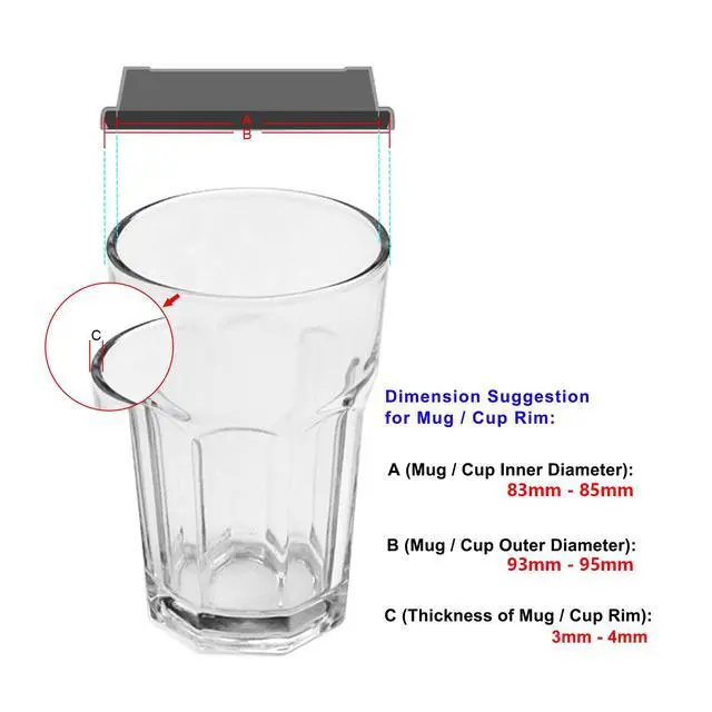 Alt view image 5 of 6 - Anti-Dust Spill Proof Soft Silicone Replacement Coffee Mug Lids Cover, Cup Lid Cover