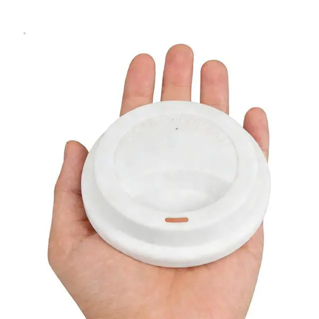 Alt view image 3 of 7 - Silicone Coffee Mug Cover Lids 3.35" Inner Mouth Size Reusable Cup Covers with Drinking Hole and Air Intake for Coffee and Water Cups 3.74X3.74X0.78In