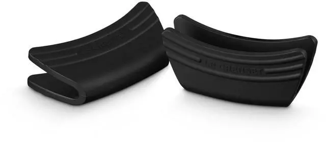 Main image of Silicone Set of 2 Handle Grips, 5" x 2 1/2" each, Black
