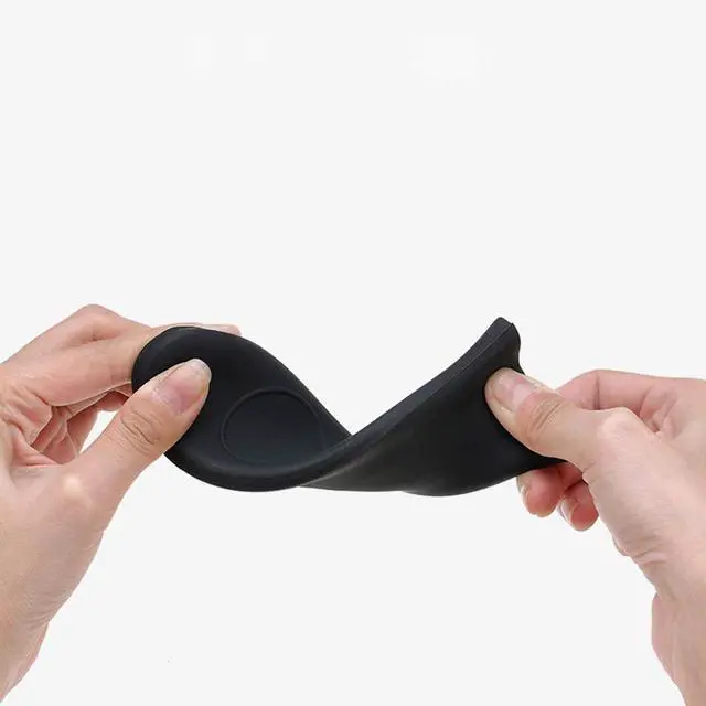 Alt view image 3 of 7 - Silicone Hot Handler Holder Reusable Diswasher 6 Pcs Heat Resistant Pot Handle Sleeve Non-Slip Potholder Dishwasher Safe Rubber Grip Handle Cover for Pans, Cast Iron, Griddles, Cookware Handles Black