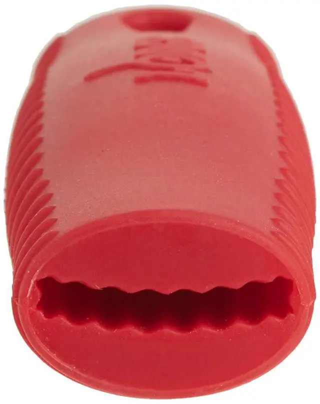 Alt view image 3 of 5 - Dishwasher Safe Hot Handle Holder Designed for Lodge Carbon Steel Pan Products - Reusable Heat Protection Up to 500° - Red