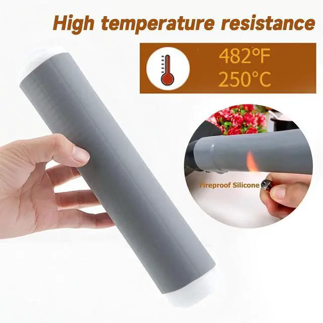 Alt view image 5 of 6 - Silicone Pot Handle Cover Heat Resistant, Cast Iron Handle Cover Retractable Silicone Pot Handle Sleeve for Cast Iron Frying Pan Handle Holder (1.6 x 7.5 Inch, L), Gray