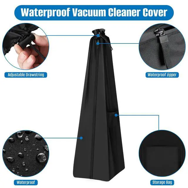 Alt view image 2 of 5 - Household Upright vacuum cleaner Storage Bag, Upright vacuum cleaner Protective Cover, dustproof and waterproof,black Only Bag
