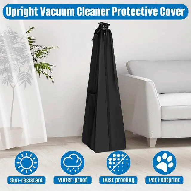 Alt view image 5 of 5 - Household Upright vacuum cleaner Storage Bag, Upright vacuum cleaner Protective Cover, dustproof and waterproof,black Only Bag