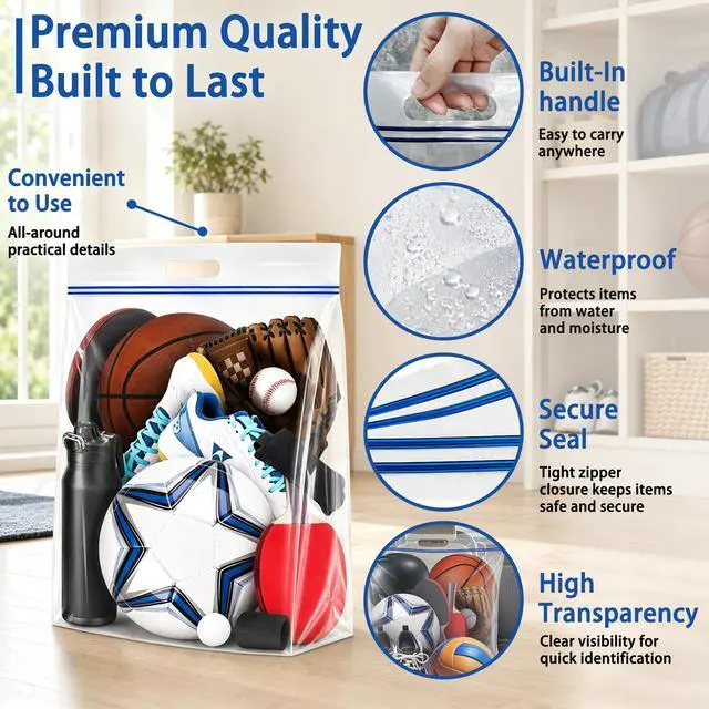 Alt view image 3 of 6 - Extra Large 25 Gallon Storage Bags