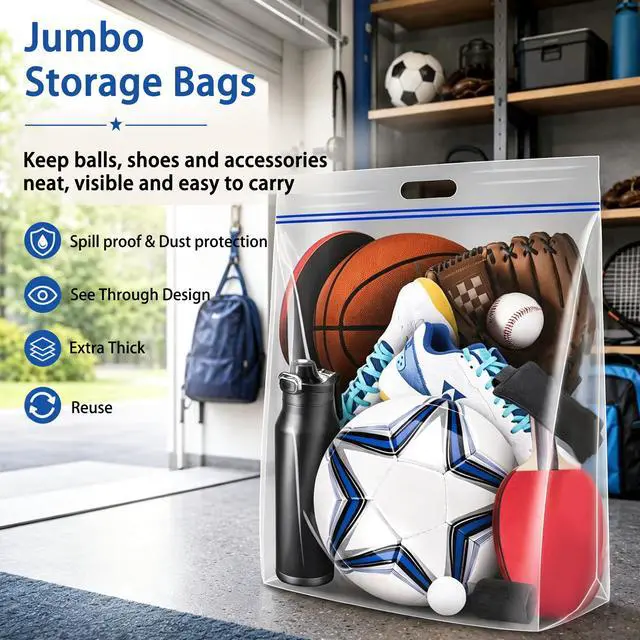 Alt view image 6 of 6 - Extra Large 25 Gallon Storage Bags