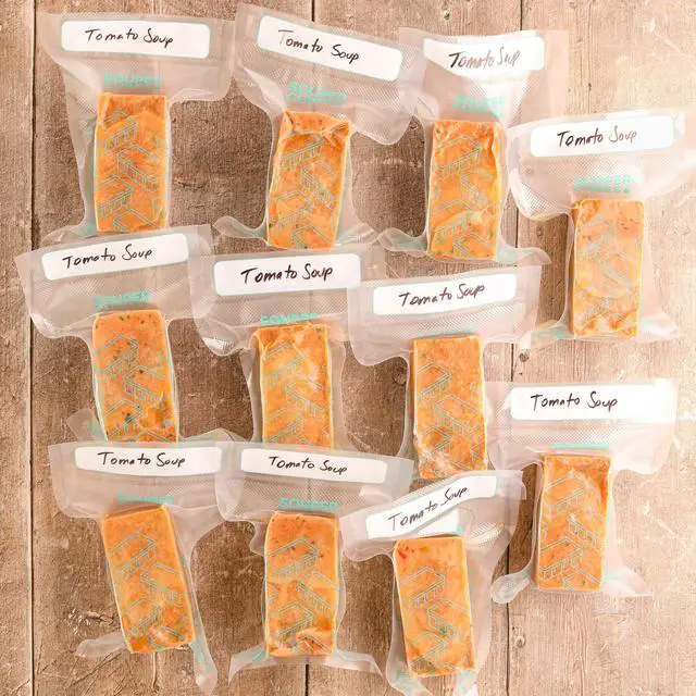 Alt view image 5 of 6 - 6 x 10 Pint Vacuum Sealer Bags for Food, 100-Count BPA-Free Precut Food Vacuum Sealer Bags for Meal Prep, Freezing & Sous Vide