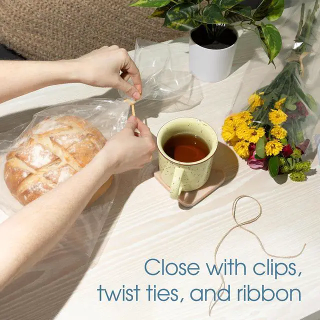 Alt view image 5 of 6 - 20" X 26" Open-End Flat Clear Poly Bags (100 Count) - 1.1 Mil