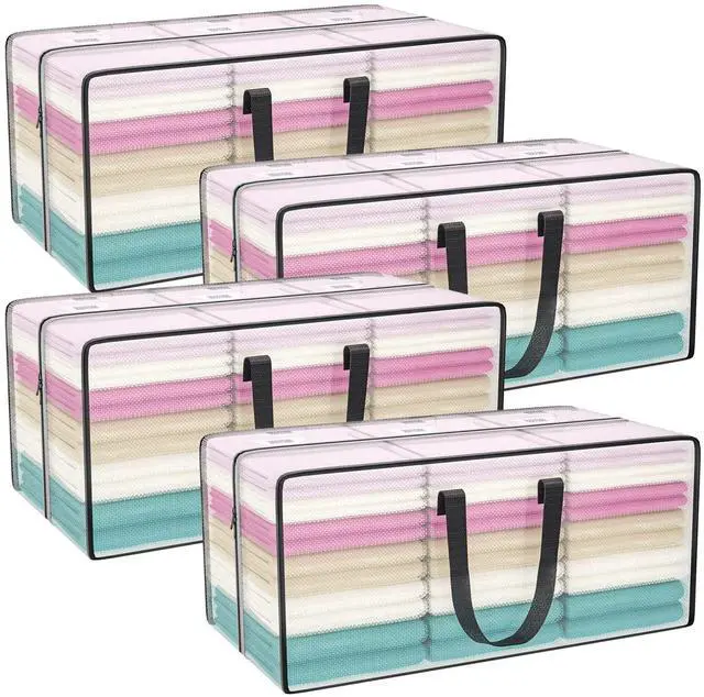 Main image of Heavy Duty Extra Large Clear Moving Bags with Strong Zipper Handles