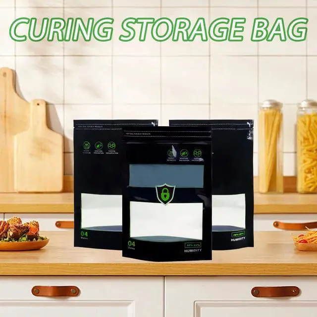 Alt view image 5 of 6 - 15 Pcs 1/4 LB Storage Terp Bag 58%-62% RH 2-Way Humidity Control Bags for Curing & Storage Resealable Humidity Bags (4 oz, 1/4 lb)