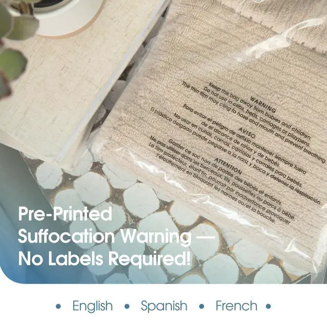 Alt view image 3 of 7 - Poly Bag Bundle Combo Pack of 400-6X9, 8X10, 9X12, 11X14 Self Seal