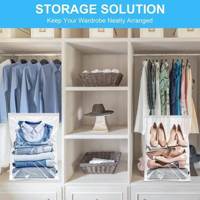 Alt view image 4 of 6 - Large 5 Gallon Plastic Storage Bags 10pcs 18" x 24", 2.4 Mil Thick