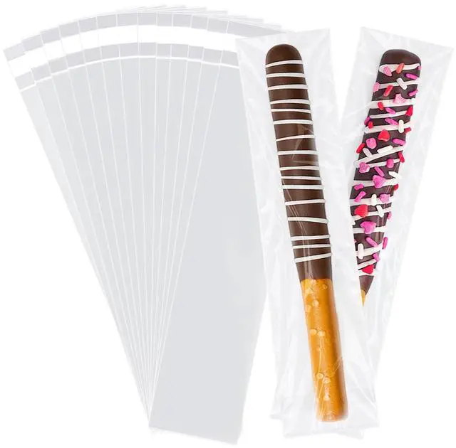 Main image of Pretzel Rod Individual Bags 2x10 Inches Cellophane Bags