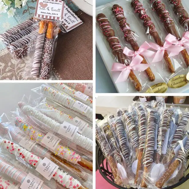 Alt view image 3 of 7 - Pretzel Rod Individual Bags 2x10 Inches Cellophane Bags