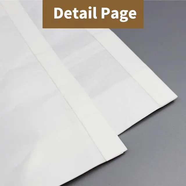 Alt view image 6 of 6 - Universal 2-1/2" Port 5-8 Gallon Vac Bags, Type E 90661 9066166, Type H 90671 9067133; VF2004, VHBS VDBS High- Efficiency Disposable Vacuum Collection Filter Bags. 5 Pack