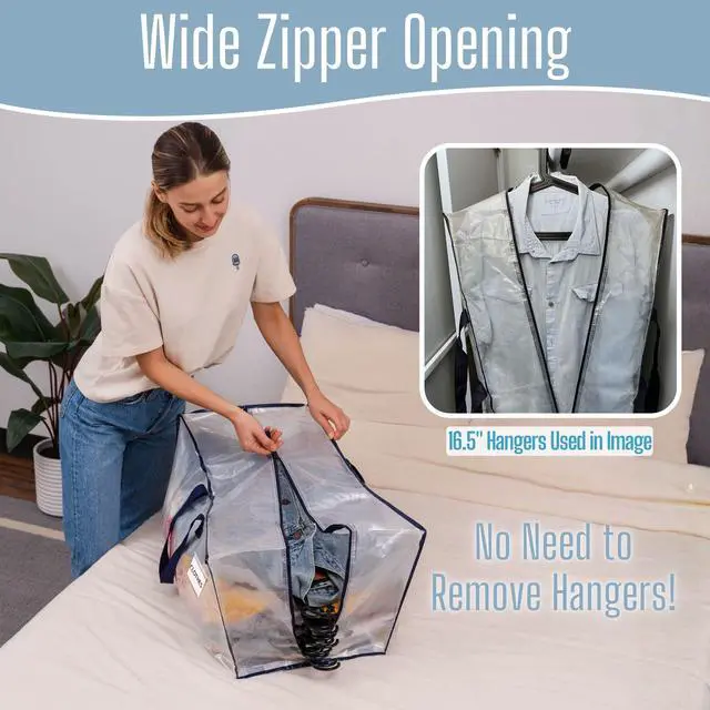 Alt view image 5 of 7 - Heavy Duty Moving Bags with Backpack Straps, Zippers & Handles, Extra Large Packing Bags for College Dorm Essentials, Moving Supplies Alternative to Cardboard Moving Boxes