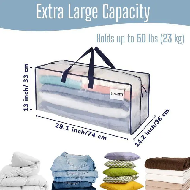 Alt view image 2 of 7 - Heavy Duty Moving Bags with Backpack Straps, Zippers & Handles, Extra Large Packing Bags for College Dorm Essentials, Moving Supplies Alternative to Cardboard Moving Boxes