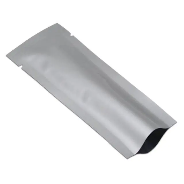 Alt view image 4 of 6 - 100Pcs 1.57x4.33 inch(Inside Size 1.18x3.94 inch) Coffee Powder Food Storage Heat Sealable 3.34mil Mylar Pure Foil Bag Vacuum Pouch Travel Packets for Sample Shampoo Liquids Toiletries Packaging