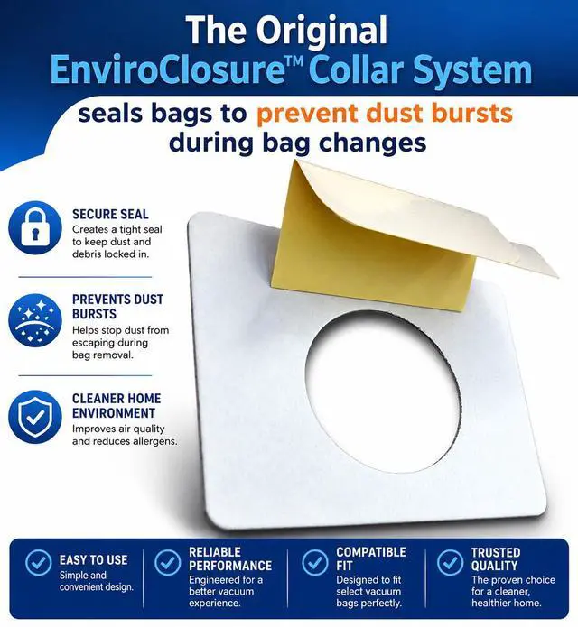 Alt view image 4 of 6 - Premium Replacement Multi-layer Micro Filtration Vacuum Bags Compatible with Kenmore Canister Vacuums Type C/Q. 5055, 50557 and 50558 Panasonic Type C-5, 45 pack