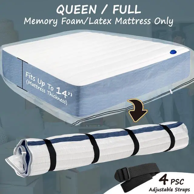 Alt view image 3 of 7 - Vacuum Storage Bag for Mattress (Queen/Full)