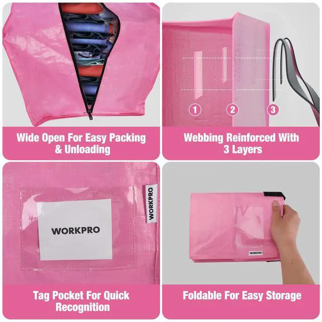 Alt view image 5 of 7 - Extra Large Moving Bags with Backpack Straps & Handles