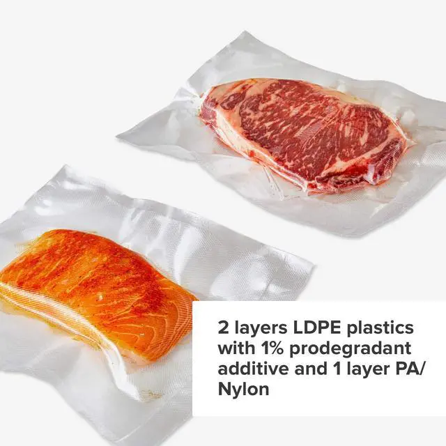 Alt view image 3 of 5 - Precision Vacuum Sealer Bags (Pre-cut),Clear