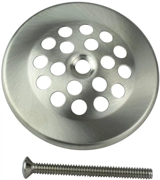 Alt view image 2 of 5 - Tarnish Free Bath Drain Strainer Dome Cover, Brushed Nickel