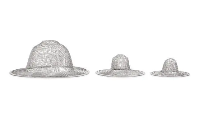 Alt view image 2 of 7 - Sink and Shower Drain Strainers | Designed to Keep Food and Hair Out of Plumbing | 3-Pack (42273)