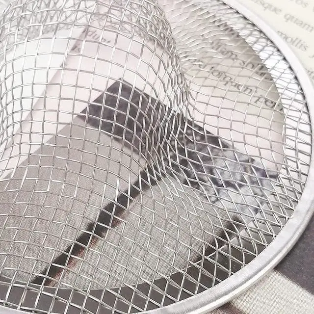 Alt view image 4 of 7 - 10pcs Mesh Sink Strainer, 2.75" Top/1" Stainless Steel Slop Basket Filter Trap, Metal Kitchen Drain Strainer, Hair Basket Drain - Fits Most Kitchen Sinks, Bathroom Sinks,Shower Drains,Floor Drain