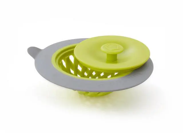 Main image of Sinksational Sink Strainer - Stainless Steel Mesh, Prevents Clogs, Kitchen Sink, Eco-Friendly, Durable - Green