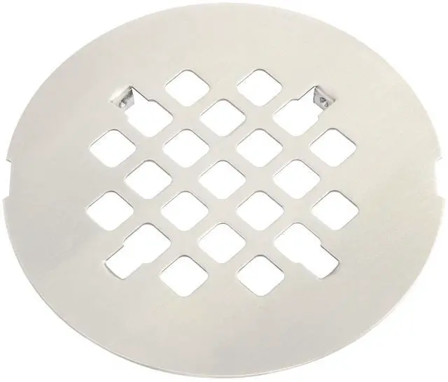 Main image of 4-1/4 OD Snap-in Shower Drain Cover, Round Shower Drain Strainer Grid, Replacement Cover, Designed for Long-Lasting