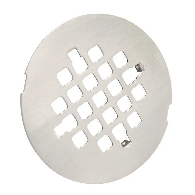Alt view image 2 of 3 - 4-1/4 OD Snap-in Shower Drain Cover, Round Shower Drain Strainer Grid, Replacement Cover, Designed for Long-Lasting