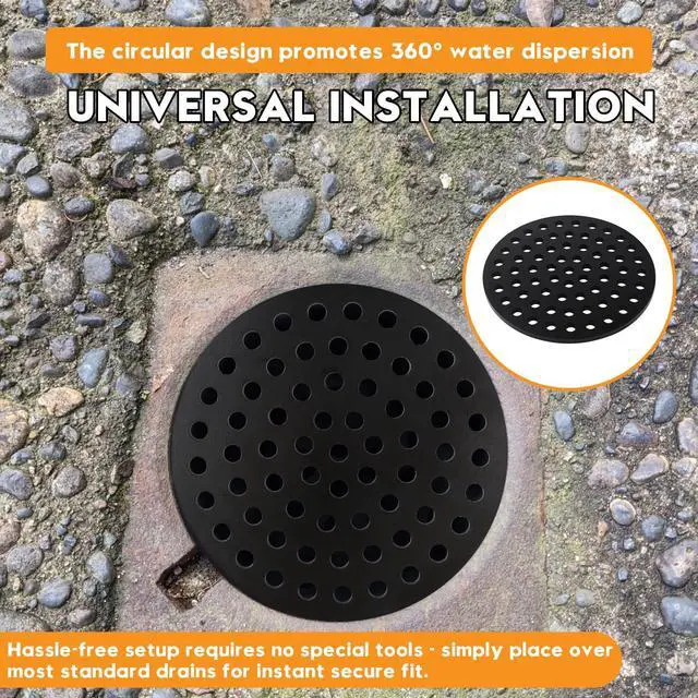 Alt view image 2 of 4 - 6.5 Inch Cast Iron Drain Cover, Basement Floor Drain Cover, 1 Pack