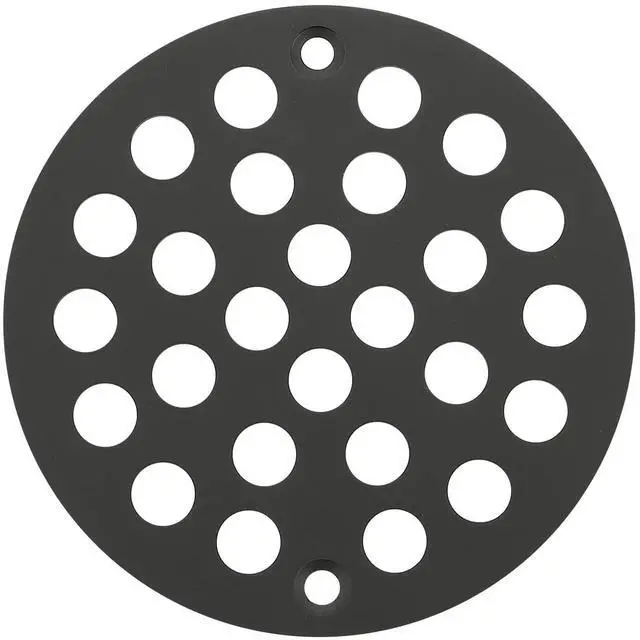 Main image of Inch Screw-in Floor Drain Cover Replacement Shower Drainer Grate with Screws (Matte Black)