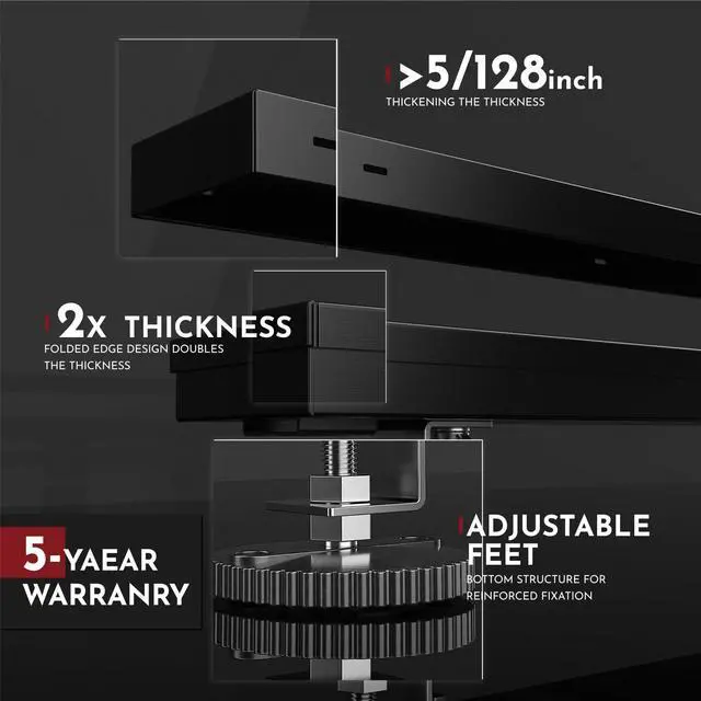 Alt view image 2 of 4 - Inch Linear Shower Drain Rectangular Floor Drain with Accessories Reversible 2-in-1 Cover Tile Insert Grate Removable SUS304 Stainless Steel CUPC Certified Matte Black