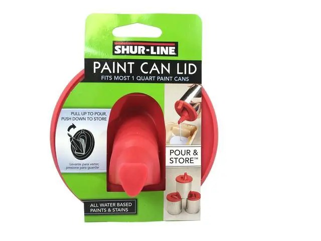 Alt view image 5 of 6 - Quart Store and Pour Paint Can Lid