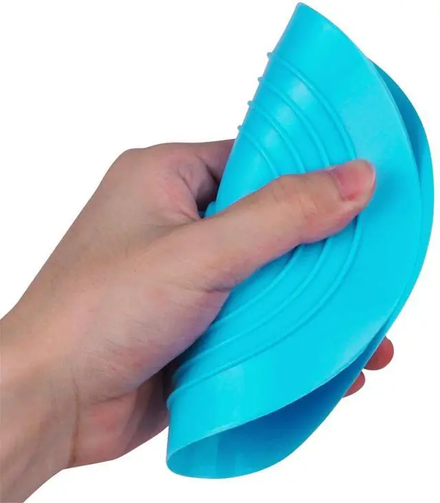 Alt view image 3 of 7 - 6" Silicone Bathtub Drain Stopper & Hair Catcher for Bathroom