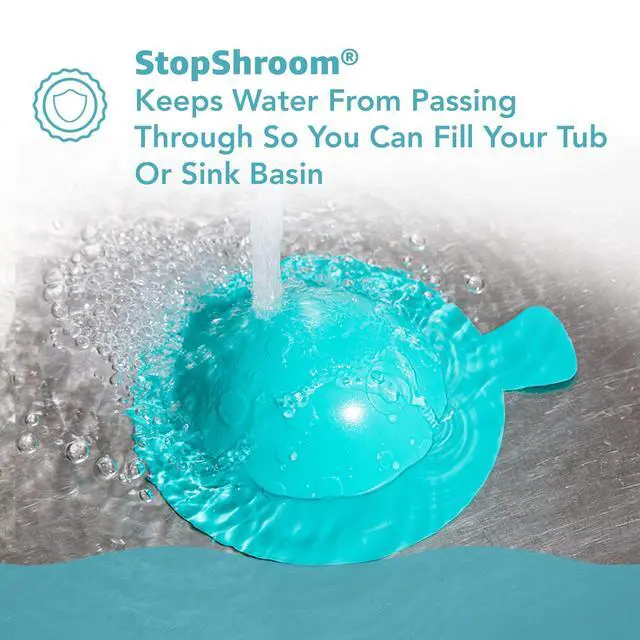 Alt view image 2 of 7 - Universal Stopper Plug Cover for Bathtub, Bathroom and Kitchen Drains, Aqua