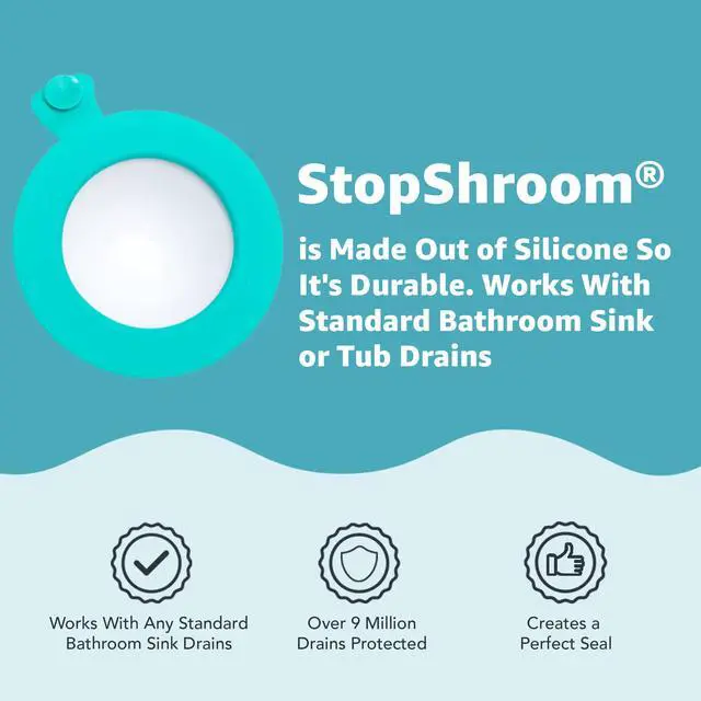 Alt view image 6 of 7 - Universal Stopper Plug Cover for Bathtub, Bathroom and Kitchen Drains, Aqua