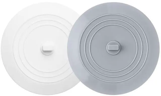 Main image of 5" Universal Silicone Bathtub Drain Stopper with Suction Seal