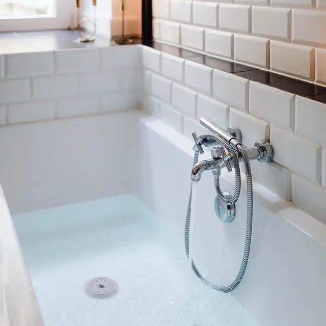 Alt view image 7 of 7 - 5" Universal Silicone Bathtub Drain Stopper with Suction Seal