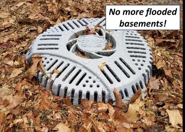Alt view image 2 of 6 - Easy-Install Two-Stage Stairwell Drain Cover Resists Yard Waste Clogs and Flooded Basements