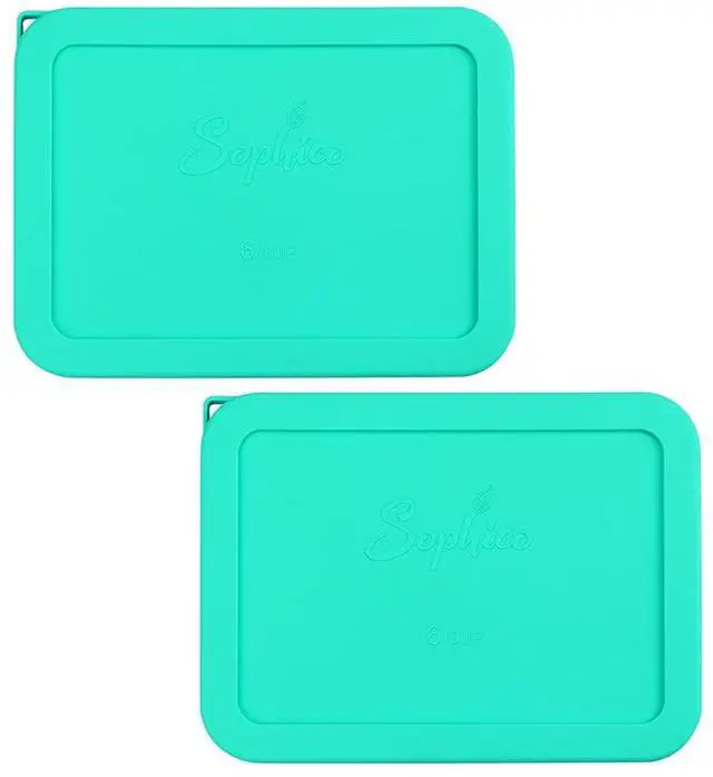 Main image of Cup Rectangle Silicone Airtight Replacement Lid for Pyrex 7211-PC