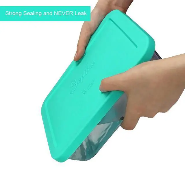 Alt view image 4 of 7 - Cup Rectangle Silicone Airtight Replacement Lid for Pyrex 7211-PC