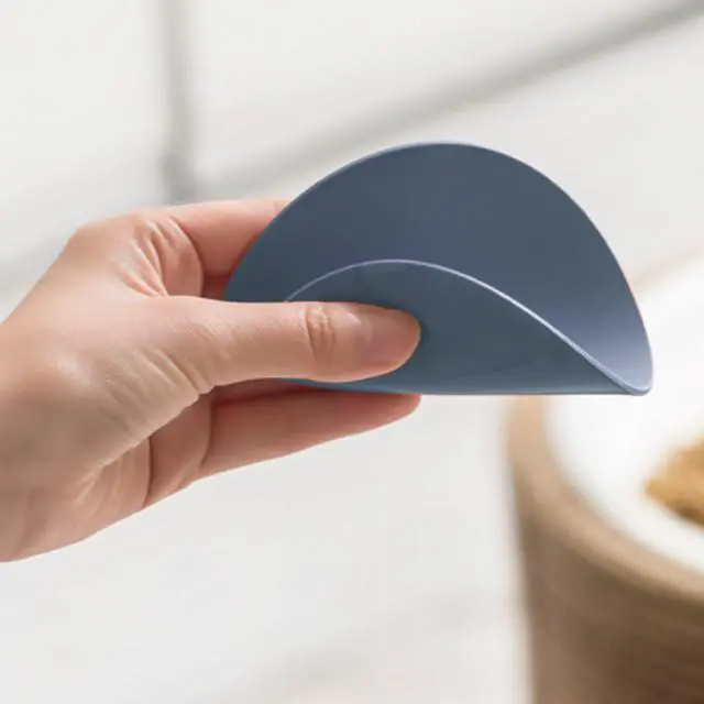 Alt view image 5 of 7 - Silicone Cup Cover Lids, 4.3 Inch Mug Covers, Reusable Silicone Coffee and Tea Cup Lids - Blue