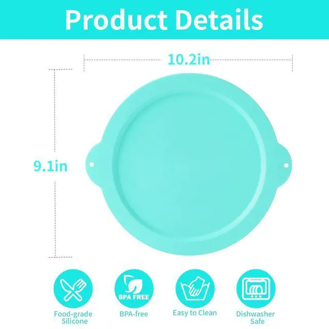 Alt view image 2 of 7 - Silicone Lid for KitchenAid 2QT Ice Cream & 5QT Steel Bowls
