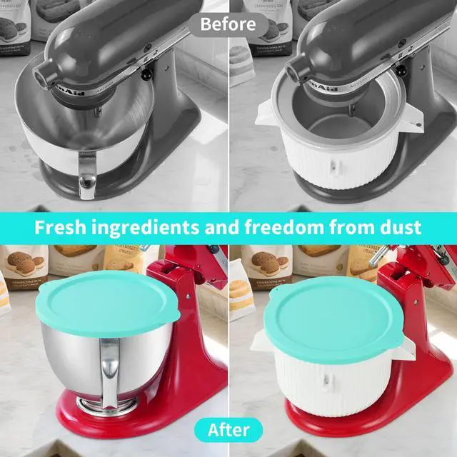 Alt view image 7 of 7 - Silicone Lid for KitchenAid 2QT Ice Cream & 5QT Steel Bowls